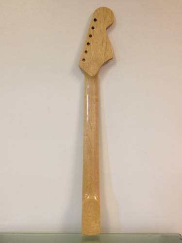REVERSE HEADSTOCK Fender Replacement Canadian Maple Guitar Neck Choice of 2 Nuts