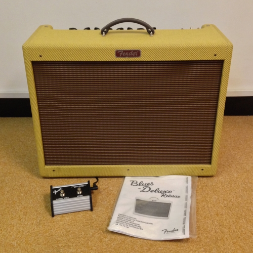 Fender Blues Deluxe Reissue Guitar Amp with Original Footswitch, Manual and Cover