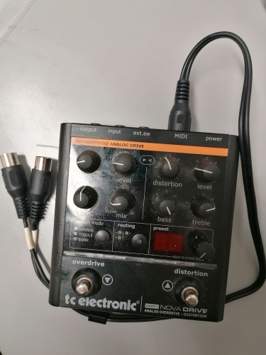 TC Electronic NDR-1 Nova Drive Analogue MIDI Overdrive & Distortion Pedal