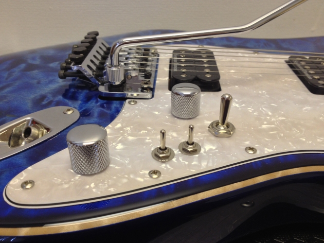 NEW - Custom Made Warmoth Electric Guitar + Floyd Rose, SD Pickups, 9 Sounds + More