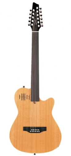 Godin A-Series A 11 11 String Glissentar Fretless Electro Acoustic Guitar (Arabic Oud) + Gig Bag