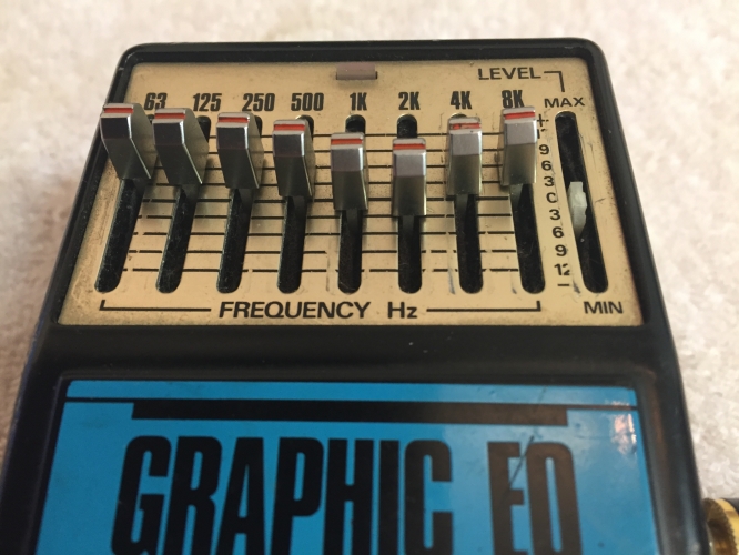 Guyatone 8 Band Graphic EQ Guitar Pedal PS.012 - Sussex Bargains