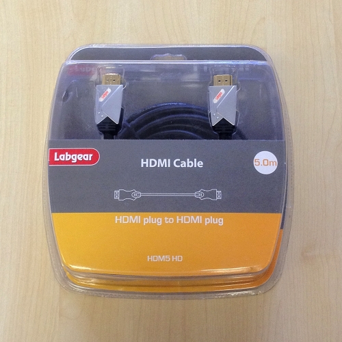 Labgear 5.0M HDMI Cable - HDMI to HDMI Plug BNIB