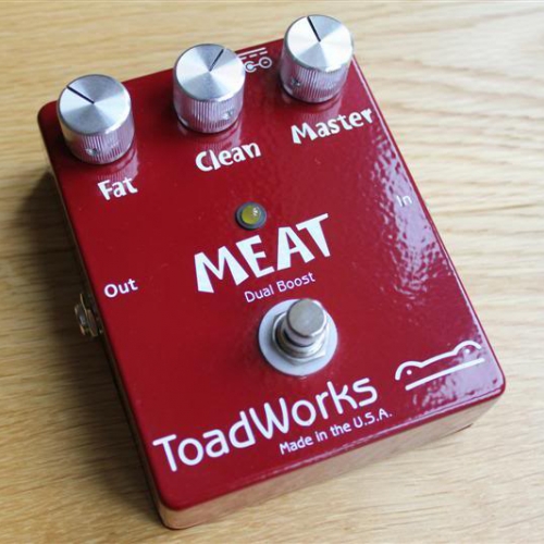 Toadworks Meat Dual Boost Clean/Fat Booster Guitar Effect Pedal