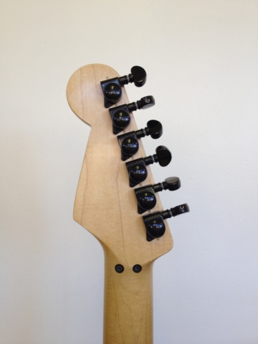 NEW - Custom Made Warmoth Voodoo Strat Electric Guitar + Floyd Rose + SD SSL Pickups