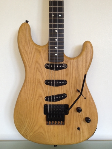 NEW - Custom Made Warmoth Voodoo Strat Electric Guitar + Floyd Rose + SD SSL Pickups