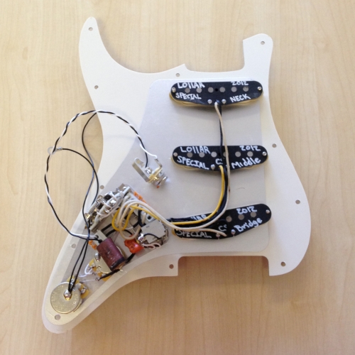 Fully Loaded Lollar Special S Series Pickup Set for Strat with Solderless Wiring