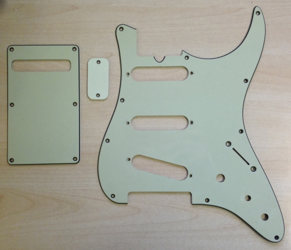 Tom Anderson Mint Scratchplate/Pickguard Set For Classic and Hollow Classic Body Guitars