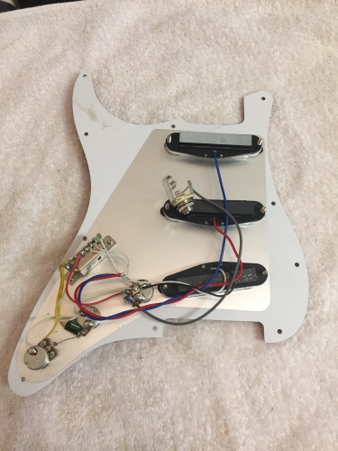 Fully Loaded Fender Style Pickguard