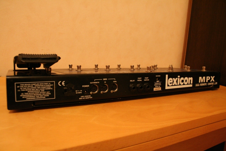 LEXICON MPX R1 MIDI REMOTE CONTROLLER INC PHANTOM CABLE + POWER SUPPLY