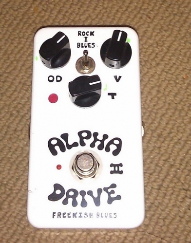 Freekish Blues Alpha Drive II Red Dot Overdrive Pedal