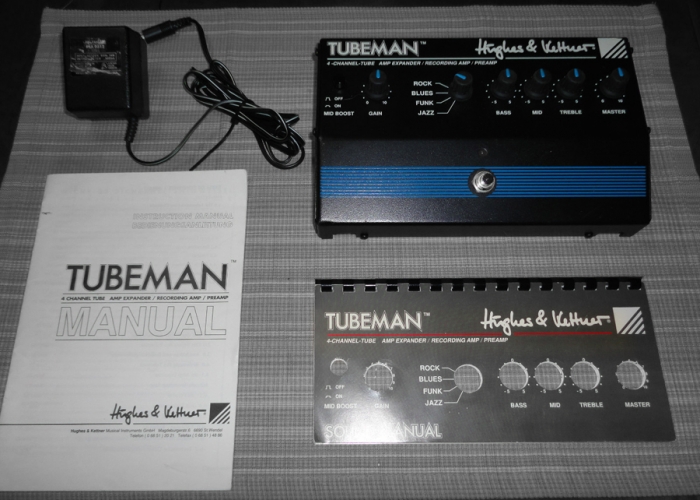 Hughes Kettner Tubeman 4 Channel-Tube Amp Expander / Recording Amp / Pre Amp
